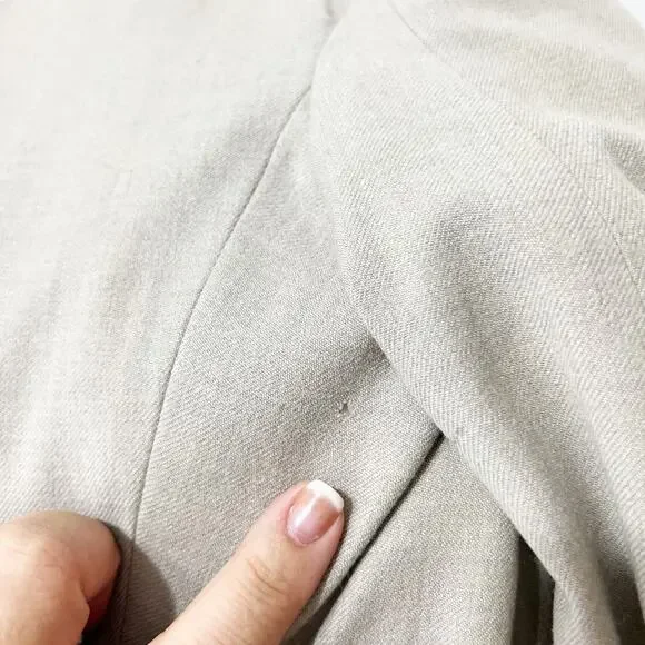 Vintage 50s embroidered beige blazer Tailored by Buddy Bates Size XS - Picture 8 of 11